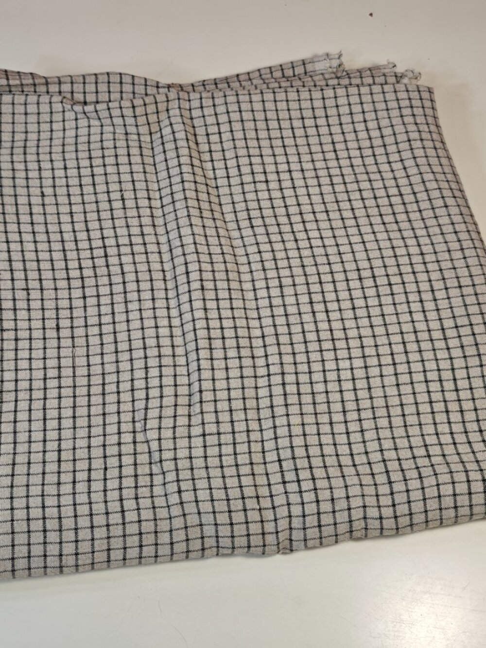 Merchat and Mills Windowpane Check Gingham Linen